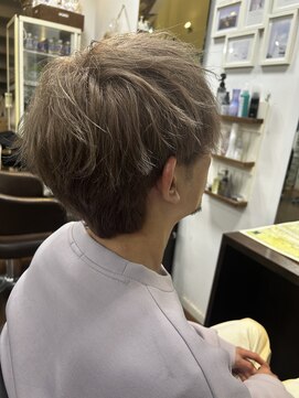 ルアナ エクステ 名古屋栄店(Luana.) 柔らか質感ベージュカラー × マッシュショート