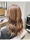 韓国ヘアレイヤーカットダブルハイライトカラー【Lapista池袋】