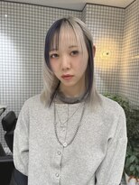 エン 栄店(enne)&nbsp;ココアベージュ/クラゲヘアー/ボブレイヤー/小顔/黒髪/栄