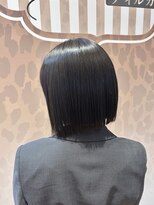 ディルガ ワッセ店(DILGA)&nbsp;チューニング×切りっぱなしボブ×オリーブグレージュ