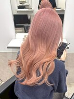 ロイオブジゼル(roi of GiseL) ブリーチ ダブルカラー ハイトーン ピンクベージュ 10代20代