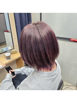 ゼットサロン(Z SALON) pnq 白髪染め/白髪染めを使わない白髪染め/ハイライト/円山/ボブ