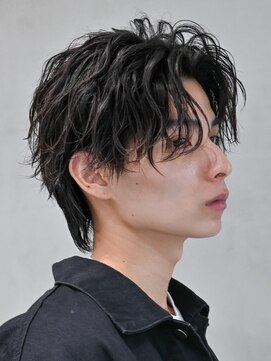 フィフス 渋谷(fifth) 渋谷波巻きツイストスパイラルシャドウルーズパーマツーブロック