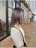 イメチェン/ピンクベージュ/アンブレラカラー/前髪/印西牧の原駅