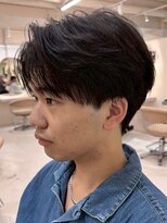 ニコ トウキョウ ヨコハマ(nico)&nbsp;メンズセンターパートウルフセンターパートニュアンスパーマ襟足