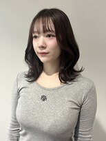 アクシス ナゴヤ(AXIS NAGOYA)&nbsp;ミルクティーブロンド/ダークブルー/デジタルパーマ/名古屋駅