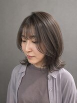 ピース バイ シータ(PEACE by CITA)&nbsp;ブリーチなし透明感グレーベージュ×くびれボブ20代30代40代