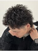 スパイキーショートパーマ