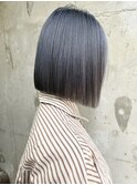 ダークパープル/ナチュラルショート/ミルクブラウン/夏/四条烏丸