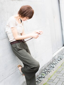 ジェム(GEM) **GEM**なりたい質感が叶う☆おしゃれ前下がりショート