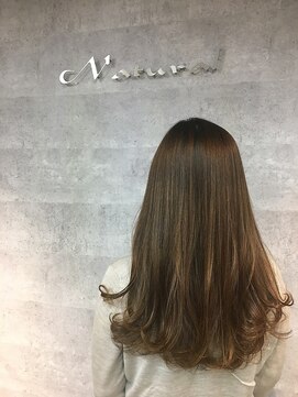 ナチュラル 郡山店(Natural) ☆艶髪ロング☆魔法の縮毛矯正＆艶髪カラー