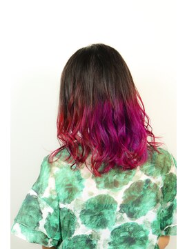 クリップ ジョイント ゴッド(CLIP JOINT GOD) ビビッドピンクパープルランダムグラメッシュ！