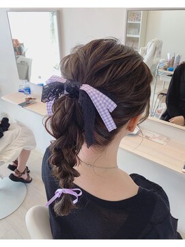 シュエット(Chouette) ポニーテールアレンジ
