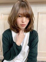 ブランジュスパイラルネイビーカラーフレンチボブ