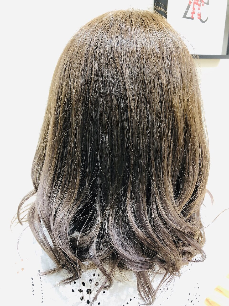エドルグラデーションカラーホワイトアッシュ：L079050894｜ゼゼ