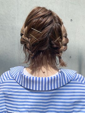 ヘアーメイクオズ(hair make O/S) 三つ編みアレンジ☆