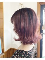 ヘアメイクエイト 丸山店(hair make No.8) << hair make No.8 黒木 >> ピンクベージュ