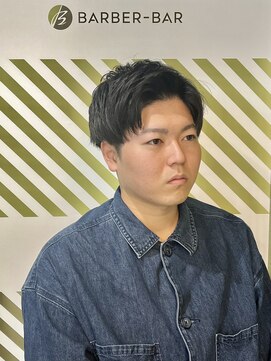 バーバーバー 高坂(BARBER－BAR) 刈り上げマッシュ
