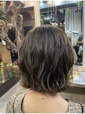 大人かわいい外はねボブ 【髪質改善カット】