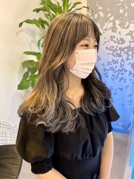 ギグスダブル 栄店(gigs double) ビフォー有り!アッシュハイライト◆