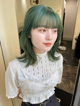 ココ 原宿(KOKO) #大人ガーリー#ダークアッシュ#ミディアムレイヤーカット