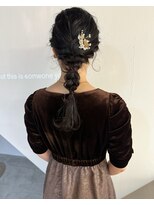 シアー(siar)&nbsp;お呼ばれヘアー　ブライダルセット　パーティーヘアセット