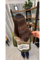 ジーナ 船橋(Zina)&nbsp;髪質改善＊ロングレイヤーグレーベージュ＊美髪【Zina船橋】