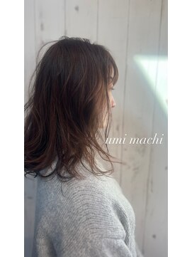 ウミマチ(umi machi) umi machi 自然体なミディアムヘア　2024/2/16