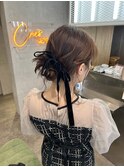 【立川CRES吉岡俊】カチモリ　カチモリヘア　ヘアアレンジ