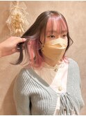 インナーカラー♪ピンク