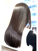 暗髪韓国風チョコレートブラウン