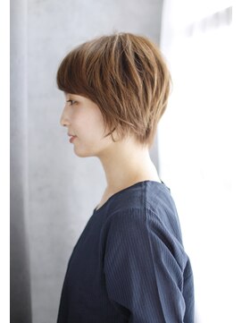 シュシュット(chouchoute) レイヤーカットウェットヘアデザインカラーオリーブベージュ/157