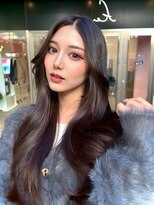 【kumu】くびれロング/大人グレージュ/30代/ 栄 / 名古屋/