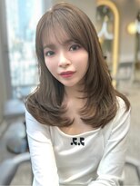 シーシンジュク 新宿南口(Sea shinjuku)&nbsp;韓国風前髪×レイヤーカット【新宿/前髪/レイヤーカット】