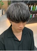 ツートーンマッシュ/マッシュショート/ブリーチカラー/メンズ