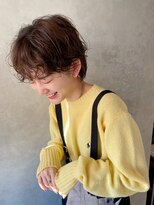 ショートウルフパーママッシュパーマボブパーマ