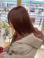 オリビアヘアー(OLIVIA HAIR) ピンク×髪質改善トリートメント~ロングver~