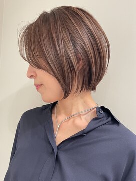 ジル ブラン 福岡(JIL BLAN) 大人可愛い30代40代50代ボブ/ショートカット/白髪染め白髪ぼかし