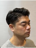 大人の自然なパーマヘア