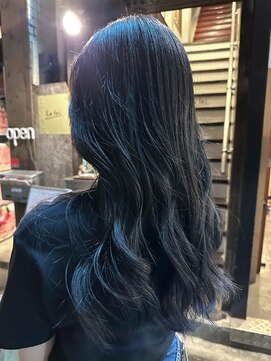 ラレイ ハラジュク(Lalei harajuku) 【白石】ブルーブラック青髪艶カラー透明感原宿学割