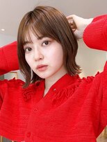 セイドット オモテサンドウ(Say. omotesando) Say.ひし形ボブくびれボブレイヤーアッシュシルキーベージュ青山