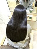 縮毛矯正 艶髪ストレート