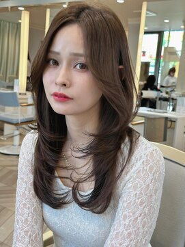 ニューヨークニューヨーク なんば道頓堀店(NYNY) 韓国　レイヤーカット 顔まわりカット ワンカール 小顔