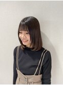 顔周りレイヤーボブ