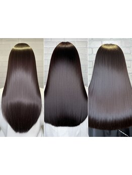 髪のクセが気になる方にオススメ！ナチュラル×扱いやすい仕上がりで、指通りの良いサラサラ感が叶います♪