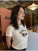 yosuke古着に合うロングレイヤーパーマ