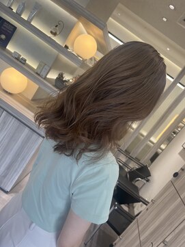 ルイマダーナ 栄店(LOUIMADNA) オリーブベージュ ブリーチなしダブルカラー