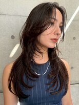 スクリーンギンザメゾン 銀座(SCREEN GINZA MAISON.)&nbsp;黒髪カタログ/クラゲヘアー/オリーブグレー/銀座