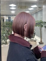 ハレル 戸塚(HAREru.)&nbsp;ぱつっとボブ・ルーツカラー