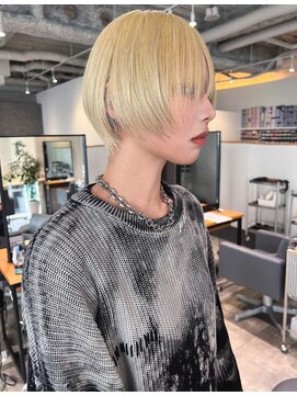 ヘアーズルネッタアベノ(HAIR'S Lunetta abeno) 【大阪/天王寺】抜きっぱなしブランド×ショートヘア